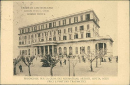 CIVITAVECCHIA - TERME - GRAND HOTEL - EDIZ. REALE - ANNULLO AMBULANTE TORINO ROMA 1916 (19446) - Civitavecchia