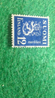 FİNLANDİYA--1940--50            LION          12    MK       DAMGALI - Usati