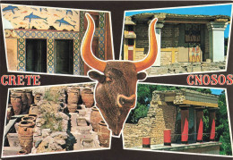 GRECE - Crète - Multivues  - Colorisé - Carte Postale - Greece