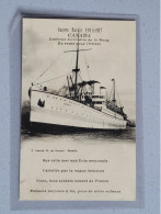 Guerre Navale 14/17canada , Croiseur Auxiliaire De Premier Rang En Route Pour L'orient - Paquebots