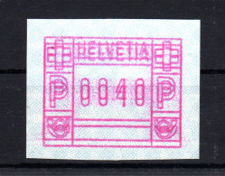 Atm  Frama Vending Schweiz Switzerland Doppeldruck Double Print Postfrisch  Mint Mnh - Postage Meters