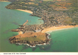 ROYAUME UNI - Cornwall - Vue Aérienne De St Ives - Colorisé - Carte Postale - St.Ives