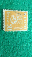 FİNLANDİYA--1940--50            LION         50    MK       DAMGALI - Used Stamps