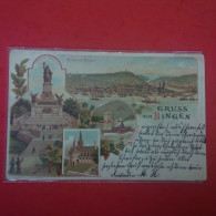 GRUSS AUS BINGEN LITHOGRAPHIE - Bingen