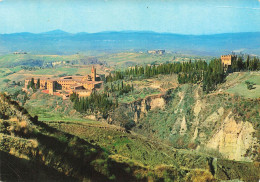 ITALIE - Sienne - Abbaye De Monte Oliveto Maggiore - Vue Panoramique Avec La Tour - Colorisé - Carte Postale - Siena