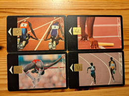 Phonecard Set France - Athletics - 2003