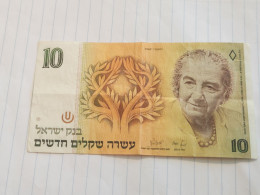 Israel-10 NEW SHEQELIM-GOLDA MEIR-(1987)(531)(LORINCZ/BRUNO)-(0590879178)-XXF-bank Note - Israele