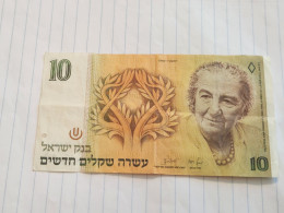 Israel-10 NEW SHEQELIM-GOLDA MEIR-(1987)(532)(LORINCZ/BRUNO)-(0610956333)-XXF-bank Note - Israël