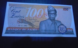 CONGO , P 29as, 100 Zaïre , 1983, UNC  , Specimen , 50% Discount - République Démocratique Du Congo & Zaïre