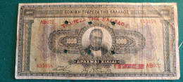 GRECIA 1000 DRAKME 1926 - Grecia