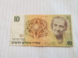 Israel-10 NEW SHEQELIM-GOLDA MEIR-(1987)(537)(LORINCZ/BRUNO)-(0735447492)-XXF-bank Note - Israël