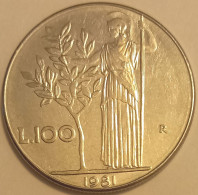 1981 - Italia 100 Lire   ------ - 100 Liras