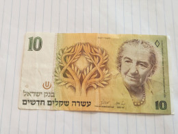 Israel-10 NEW SHEQELIM-GOLDA MEIR-(1987)(540)(LORINCZ/BRUNO)-(0816012630)-XXF-bank Note - Israël