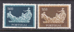 PORTUGAL - 1954 - YVERT 805/806 - Secretaria Estado Asuntos Financieros - MNH - Neufs