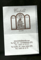 Tovagliolino Da Caffè - Bar Ciotola ( Grottaminarda ) Avellino - Company Logo Napkins