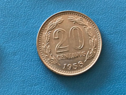 Münze Münzen Umlaufmünze Argentinien 20 Centavos 1958 - Argentine