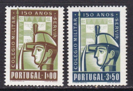 PORTUGAL - 1954 - YVERT 811/812 - 150º Aniversario Escuela Militar - MH - Nuevos