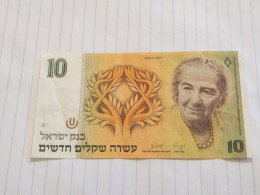 Israel-10 NEW SHEQELIM-GOLDA MEIR-(1992)(544)(LORINCZ/FRENKEL)-(0925743240)-XXF-bank Note - Israël