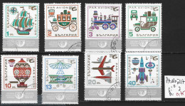 BULGARIE PA 110 à 117 Oblitérés Côte 3 € - Airmail