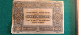 UNGHERIA 1000 KORONA 1920  - Hungary