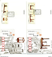 A51955)China FDC 4351 - 4354 Paare - 2010-2019