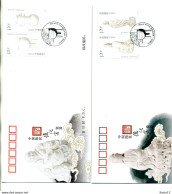 A51991)China FDC 4406 - 4409 Paare - 2010-2019