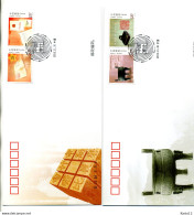 A51998)China FDC 4418 - 4421 Paare - 2010-2019