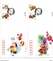 A52116)China FDC 4589 - 4592, Obst - 2010-2019