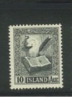 ISLAND -  1953, BOOK STAMP,  UMM (**). - Unused Stamps