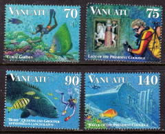 VANUATU  - 1997 DIVING SET (4V) FINE MNH ** SG 740-743 - Vanuatu (1980-...)