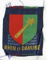 Insigne De Bras De La 1ére Armée Rhin Et Danube - Ecussons Tissu