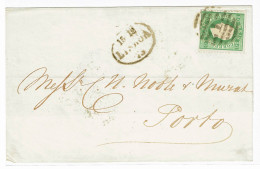 Portugal, 1875, # 41 Dent. 12 1/2, Para O Porto - Briefe U. Dokumente