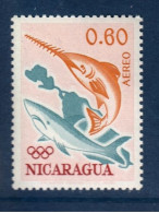 Nicaragua, Yv PA 502, Mi 1344, **, Sport, Pêche, - Diving