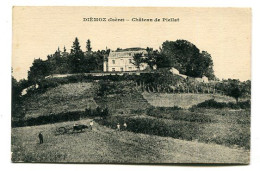 CPA  38 : DIEMOZ  Château De Piellat   A   VOIR  !!!! - Diémoz