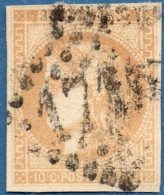 France 1870, 10c Report II, Bordeaux Obliteré, Cancelled - 1870 Uitgave Van Bordeaux