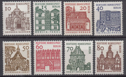 Germany West Berlin 1964 Mi#242-249 Mint Never Hinged, Last Stamp Hinged (falz) - Neufs