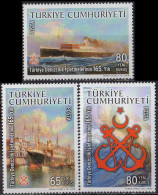 TURQUIE - 165e Anniversaire De L'Organisation Maritime Turque - Ungebraucht