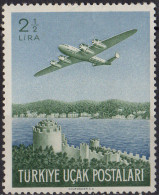 TURQUIE - Constellation Survolant Le Bosphore - Airmail