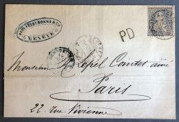 Suisse, Cachet D'entrée SUISSE BELLEGARDE - 31.7.1871 Sur Lettre - (W1131) - Poststempel