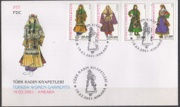 TURQUIE - Costumes 2001 FDC - FDC