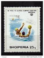 ALBANIE   N° 1630 * *  JO 1976  Water Polo - Water-Polo