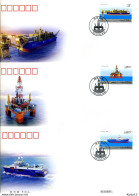 A52006)China FDC 4426 - 4428, Schiffe - 2010-2019