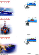 A52007)China FDC 4426 - 4428, Schiffe - 2010-2019