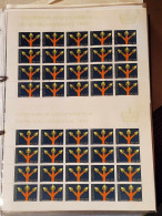 1967 Wachstumssymbol Bogen Postfrisch Und Bogen Ersttagsstempel - Used Stamps