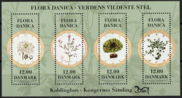 Bertil Skov Jørgensen. Denmark 2023. The Kings Collection: Flora Danica. Michel Souvenir Sheet MNH. Signed. - Blocchi & Foglietti