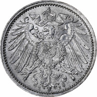 Empire Allemand, Wilhelm II, Mark, 1915, Muldenhütten, Argent, SUP+, KM:14 - 1 Mark