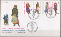 TURQUIE - Costumes 2004 FDC - FDC