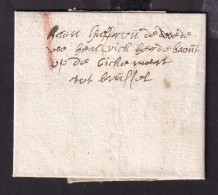 340/40 - Lettre Précurseur 1705  ANTWERPEN Vers BRUXELLES - Marque Verticale à La Craie (transport Par Messager) - 1621-1713 (Paesi Bassi Spagnoli)