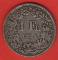 SCHWEIZ - 1 FRANKEN 1914B - Altri & Non Classificati