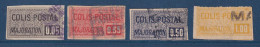 France - Colis Postaux - YT N° 23 à 27 - Manque 24 - Oblitéré - 1918 à 1920 - Used